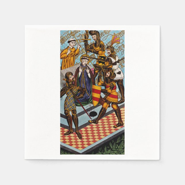 Servilleta De Papel Martinela de Santo Tomás de Canterbury (Anverso)