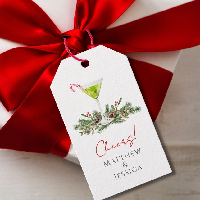 Servilleta De Papel Martinis and Mistletoe Custom Holiday Guest Towels (Subido por el creador)