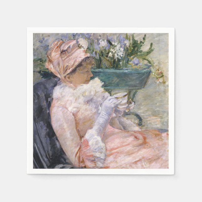 Servilleta De Papel Mary Cassatt - La Copa del Té (Anverso)