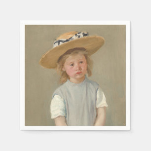 Servilleta De Papel Mary Cassatt - Niño con sombrero de paja