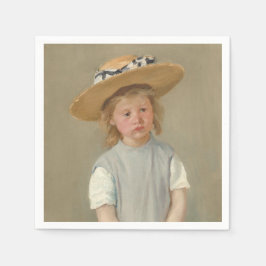 Servilleta De Papel Mary Cassatt - Niño en un Gorra de paja