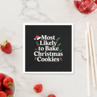 Más Propenso A Hornear Galletas Navideñas Familia
