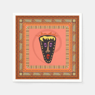 Servilleta De Papel Máscara africana