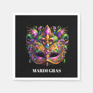 Servilleta De Papel Máscara de Mardi Gras