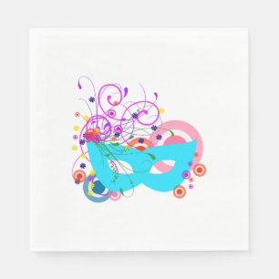 Servilleta De Papel Máscara de Purim