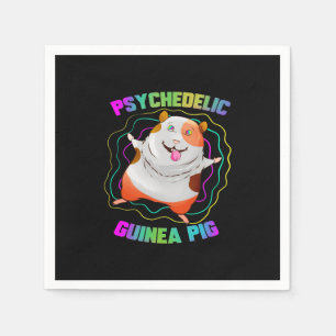 Servilleta De Papel Mascota Fiesta de Guinea Pig EDM Cerdo colorido