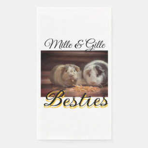 Servilleta De Papel Mascotas amigos bestias agregar nombre mascota fot