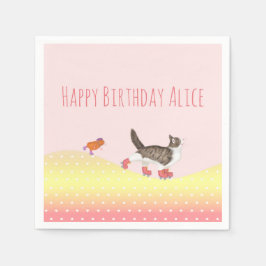 Servilleta De Papel Mascotas de patinaje sobre ruedas toallas para fie