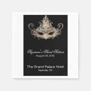 Servilleta De Papel Masquerade Ball Cocktail Napkins