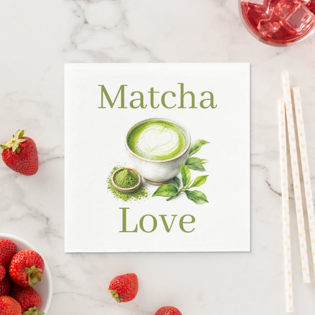 Servilleta de papel Matcha (In situ)