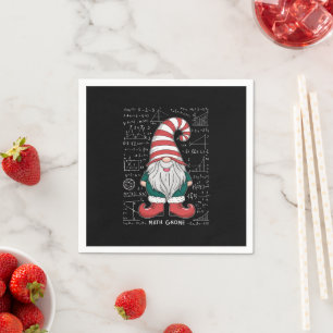 Servilleta De Papel Math Gnome Navidades de grupo de correspondencia f