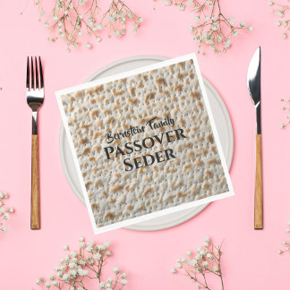 Servilleta De Papel Matzah Familia Judía Passover Seder