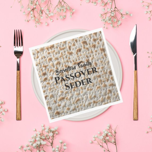 Servilleta De Papel Matzah Familia Judía Passover Seder (Subido por el creador)