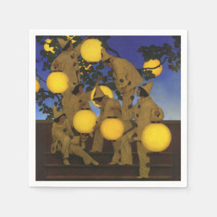 Servilleta De Papel Maxfield Parrish Los Portadores de Linternas 1908 