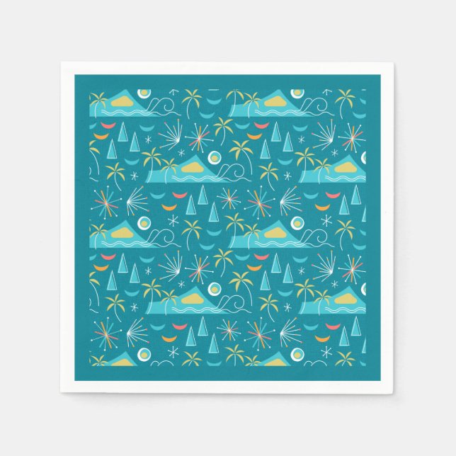 Servilleta De Papel MCM Diamond Head Fireworks Party (Anverso)