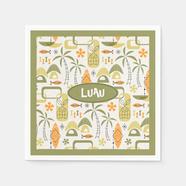 Servilleta De Papel MCM Hawaiian Village (Anverso)