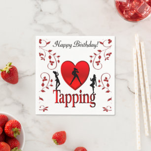 Servilleta De Papel Me encanta bailar feliz cumpleaños