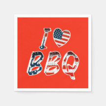 Me encanta bbq, patriota estadounidense