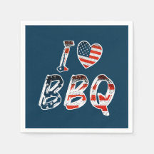 Me encanta bbq, patriota estadounidense
