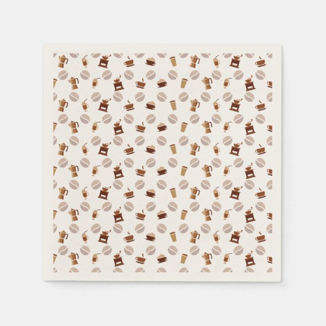 Servilleta De Papel Me encanta el café (Anverso)