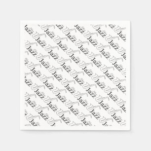 Servilleta De Papel Me encanta el jazz