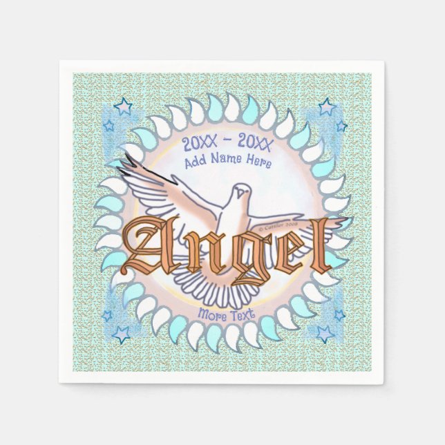 Servilleta De Papel Me encanta Memory Angel Dove (Anverso)