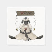 Me encantan las toallas de papel de oveja