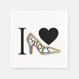 Servilleta De Papel Me encantan los zapatos