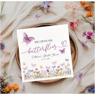 Servilleta De Papel Me Hace Tener Mariposas en el Estómago Ducha de No