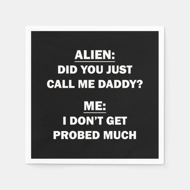 Servilleta De Papel ¿Me Llamaste Papi? (Anverso)