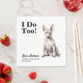 Servilleta De Papel Me Too Terrier Peludo Americano Boda