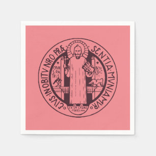 Servilleta De Papel Medalla de San Benito