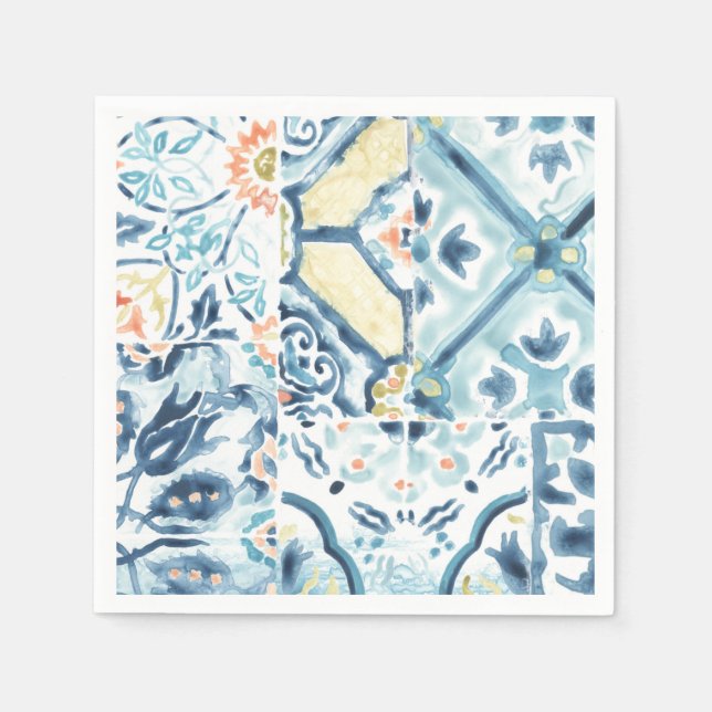 Servilleta De Papel Medallion Medley Collection (Anverso)