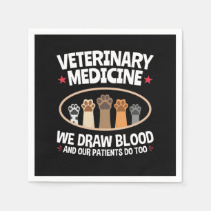 Servilleta De Papel Medicina Veterinaria Dibujamos Tecnología De Vet G