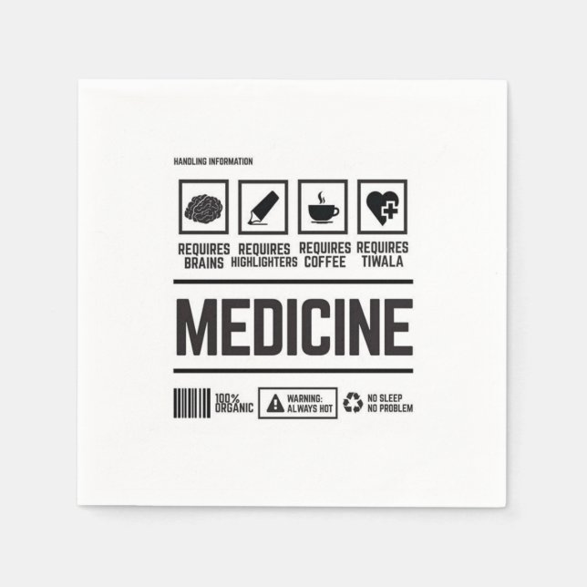Servilleta De Papel medicine (Anverso)