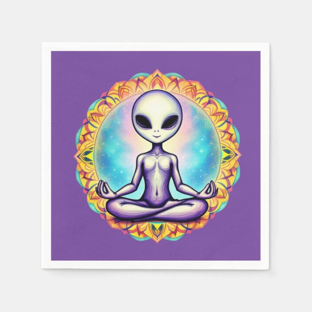 Servilleta De Papel Medición galáctica (Anverso)