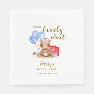 Servilleta De Papel Médico de enfermería de clase Teddy Bear Balloon B