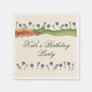 Servilleta De Papel Medieval Ren Faire dragon