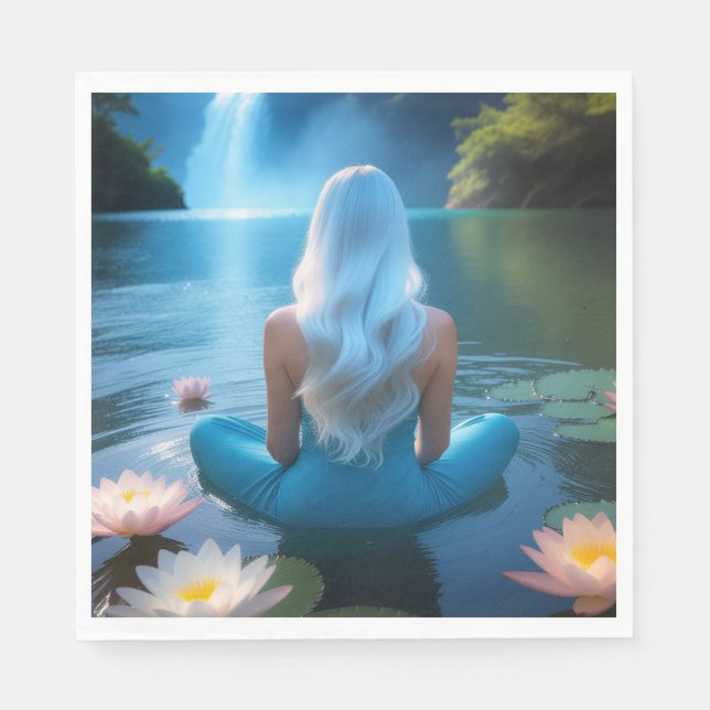 SERVILLETA DE PAPEL MEDITATION - YOGA - WELLNESS - CARPE DIEM (Anverso)