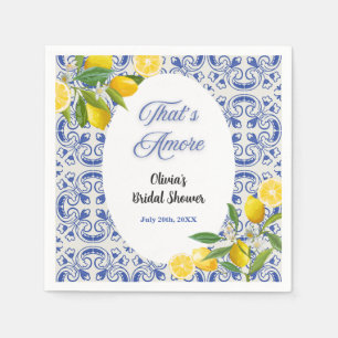 Servilleta De Papel Mediterranean Lemon That's Amore Despedida de Solt
