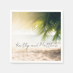 Servilleta De Papel Mejor Boda de verano