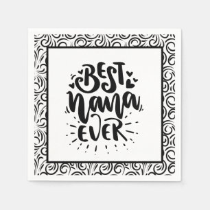 Servilleta De Papel Mejor Día de la Madre Nana