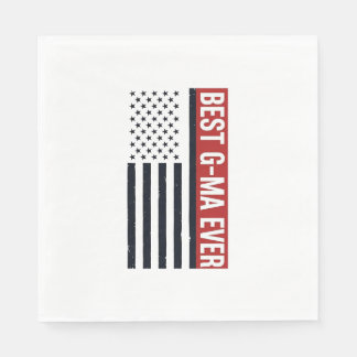 Servilleta De Papel Mejor diseño vectorial de bandera patriótica G-Ma 