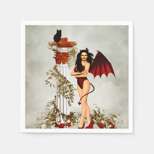 Servilleta De Papel Mejor el diablo que conoces (Anverso)