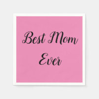 Mejor mamá que nunca texto rosa
