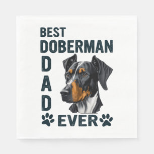 Servilleta De Papel Mejor Papá Doberman