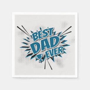 Servilleta De Papel Mejor Papá Nunca