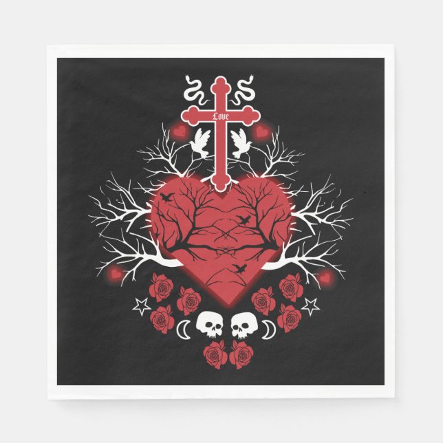 Servilleta De Papel Mejores Accesorios de Regalo Gótico (Anverso)