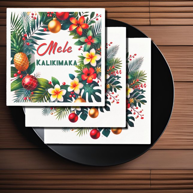 Servilleta De Papel Mele Kalikimaka (Subido por el creador)