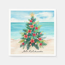 Mele Kalikimaka Palma Tropical de Navidad